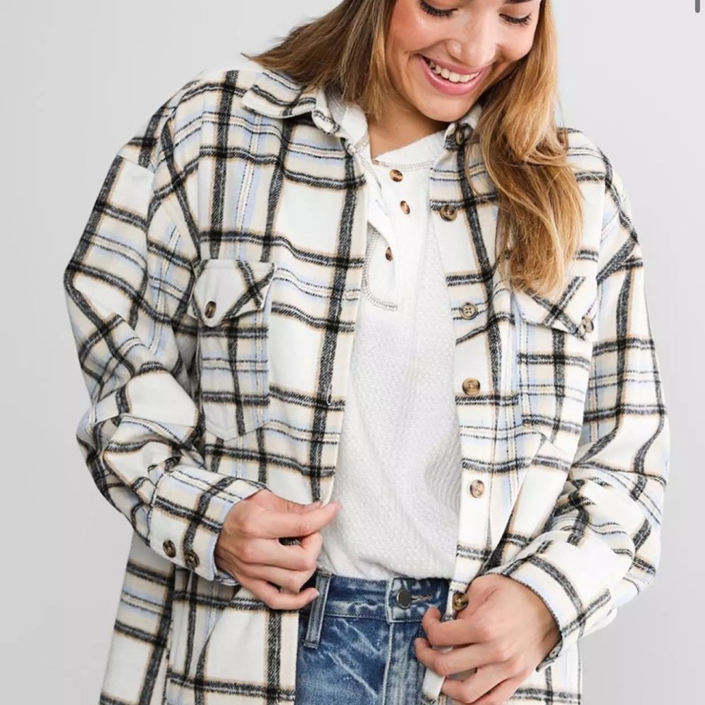 Bke Button Down Shacket - image 1